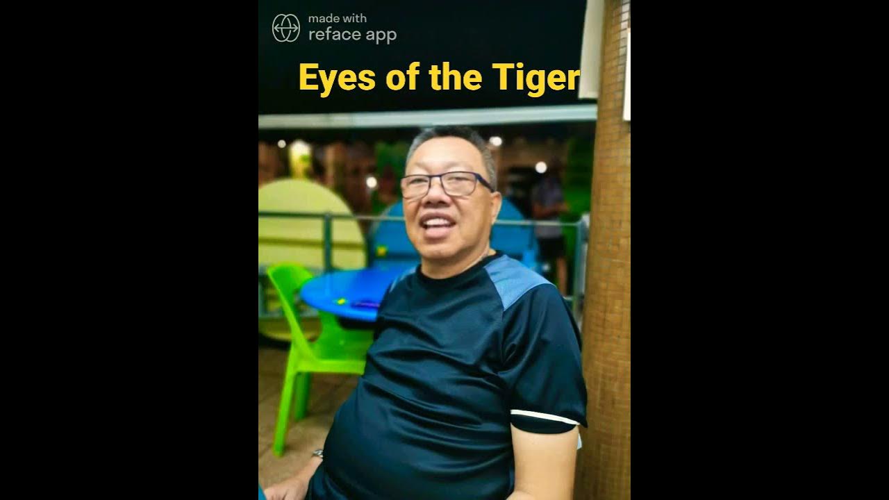 Wow that's was song title - -        Eyes of the Tiger