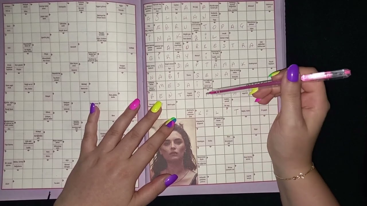 ASMR Sakızlı Çengel Bulmaca | Chewing gum