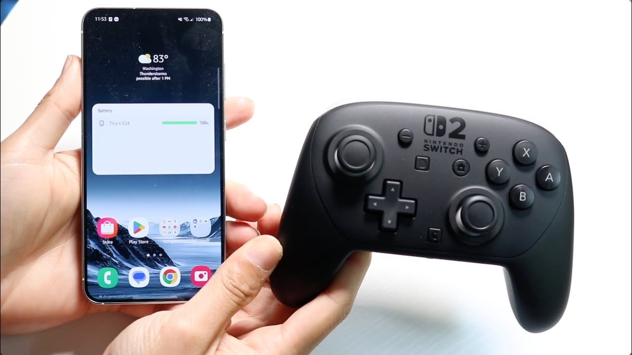 How To Connect Nintendo Switch 2 Pro Controller To Android! - YouTube