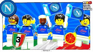 Napoli Campione d'Italia 2023 • terzo scudetto al Maradona in Lego Football