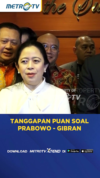 Tanggapan Puan Soal Prabowo - Gibran #shorts