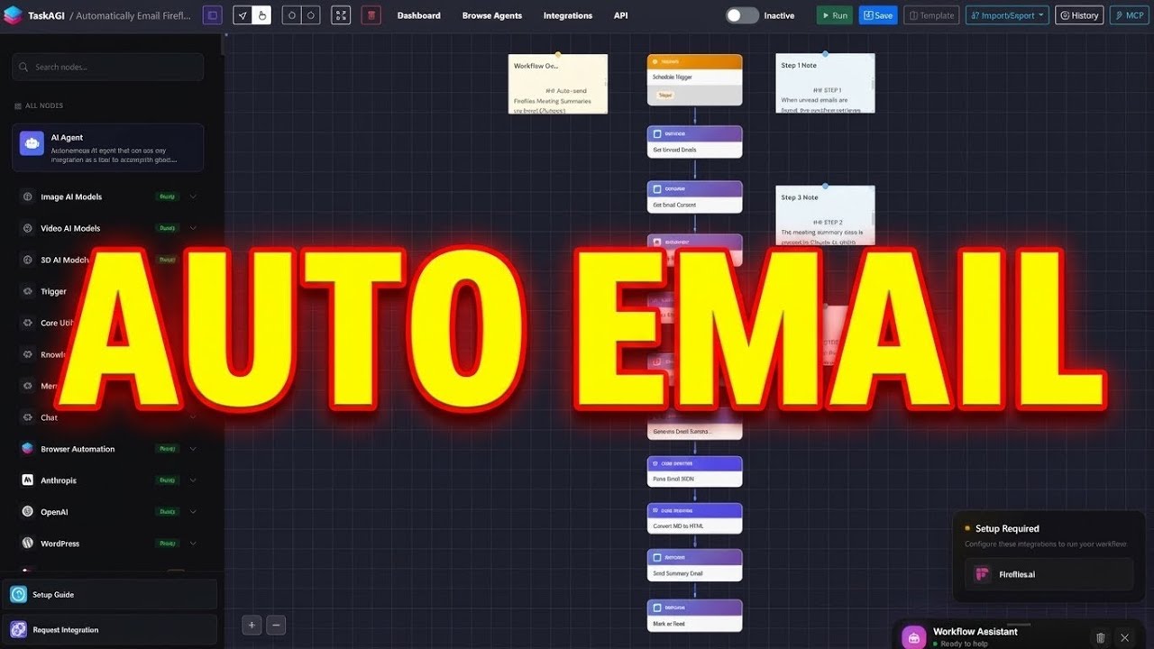 С помощью этого ИИ-агента вы сможете автоматически отправлять по электронной почте краткие отчеты...