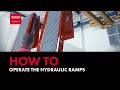 How to operate the hydraulic ramps - Nooteboom Trailers