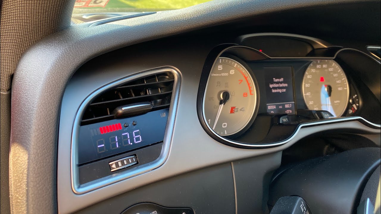 Installing P3 Digital Boost Gauge In The Audi S4 B8.5 YouTube