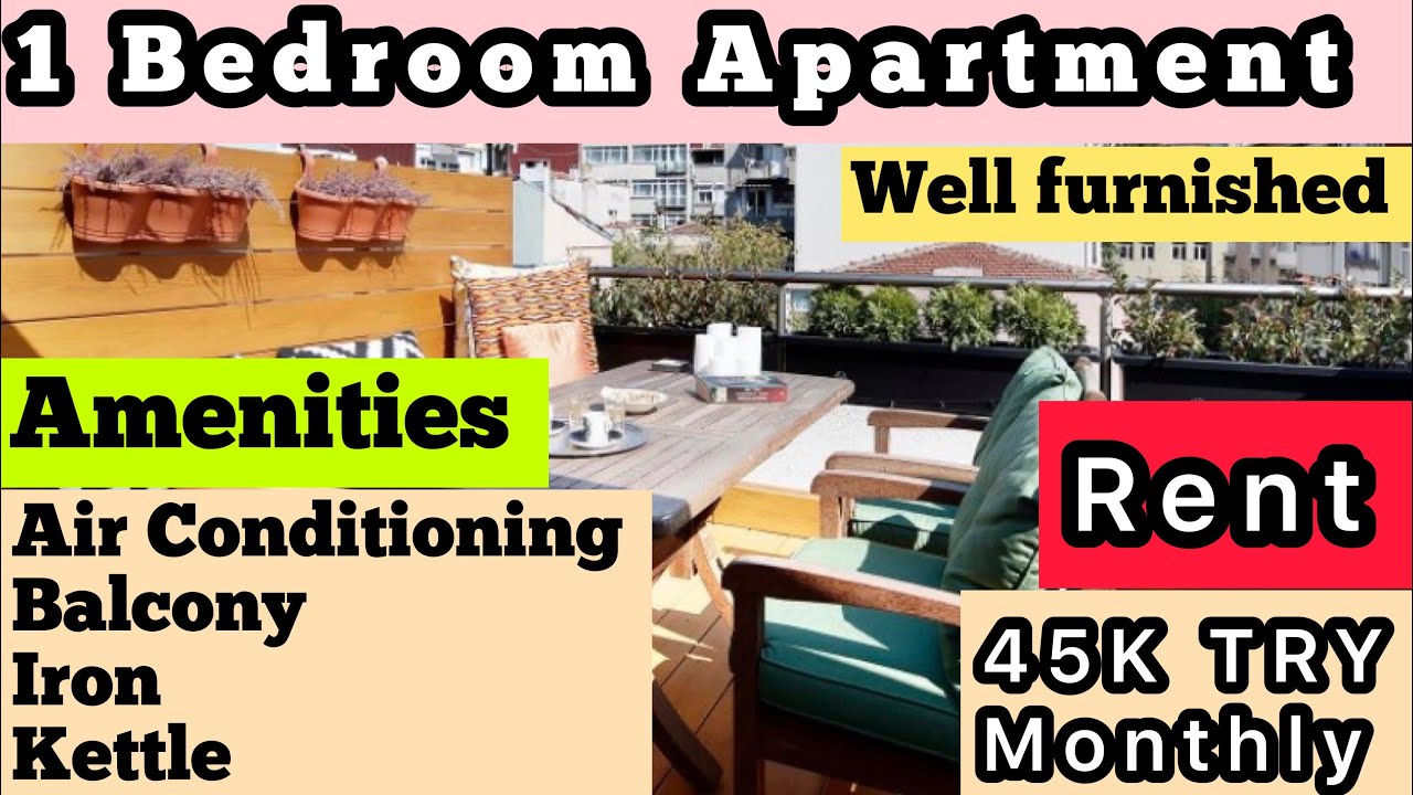 SINGLE BEDROOM APARTMENT FOR RENT IN TURKEY I RENTAL APARTMENT IN