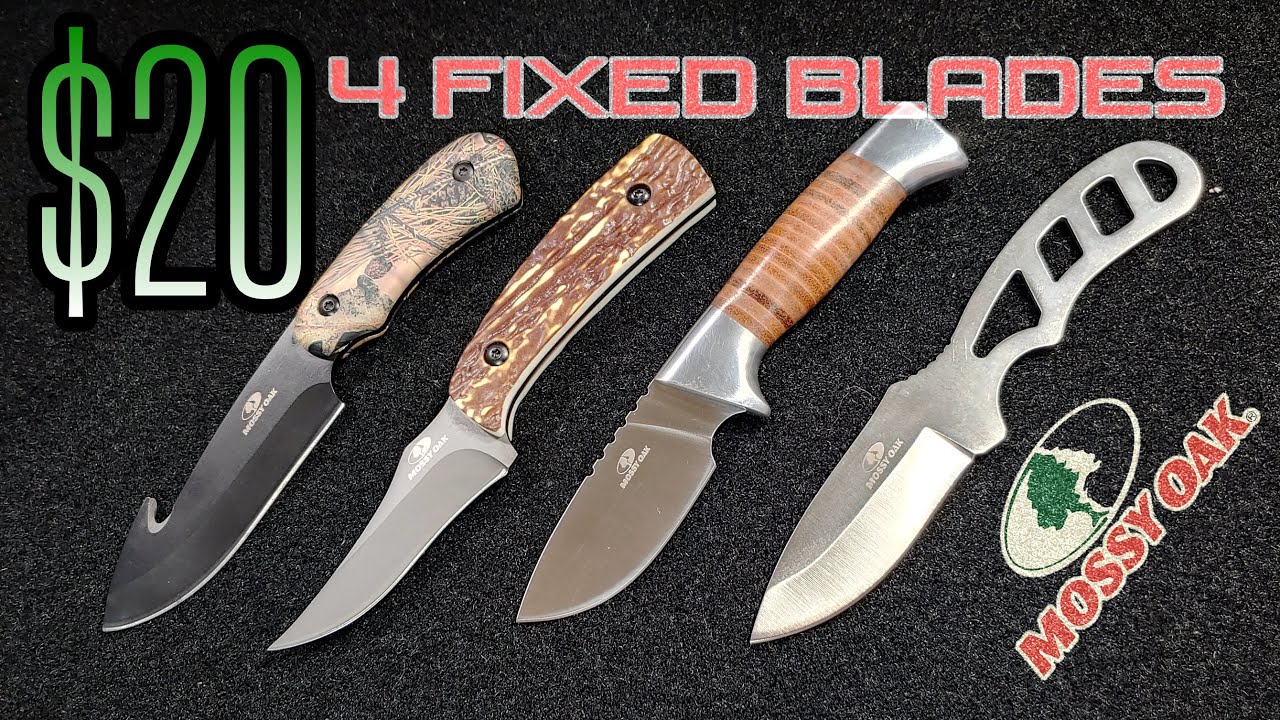 Mossy Oak™ - 4PK Variety Fixed Blade Set at Walmart