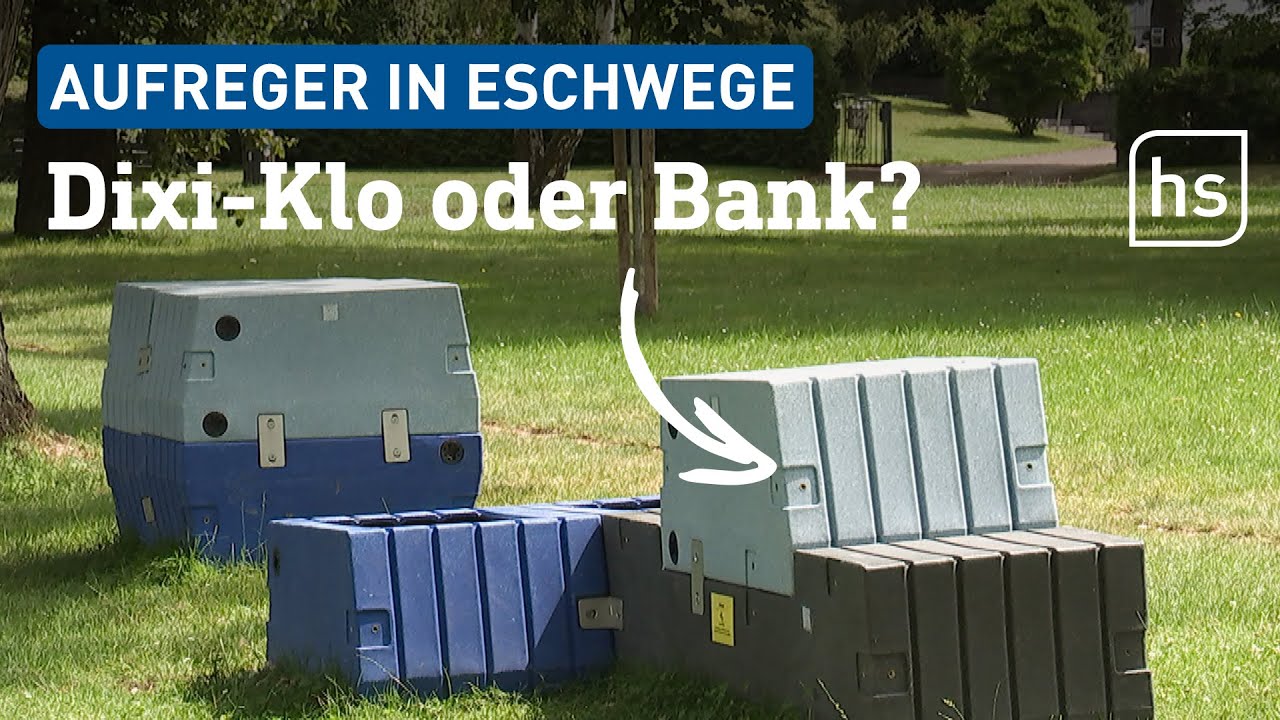 Neue Plastik-Sitzmöbel in Eschwege sorgen für Diskussionen | hessenschau