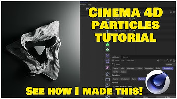 Cinema 4D fluid-like particles simulation. Tutorial + project files!