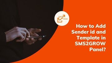 How to add Sender id and Template in bulk sms panel