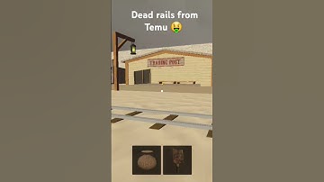 Dead rails from temu 🤑 #shorts #deadrails