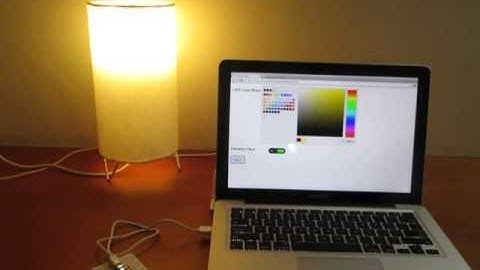 Control LIFX WiFi Bulb using Spark Core and Node.js server