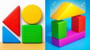 Stack, match, and watch the blocks fall! 💥🎨🔖 #ColorBlockBuilder #PhysicsPuzzle