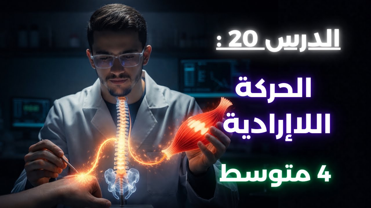 الدرس 20 : مميزات الحركة اللاإرادية سنة رابعة متوسط 🤩🔥