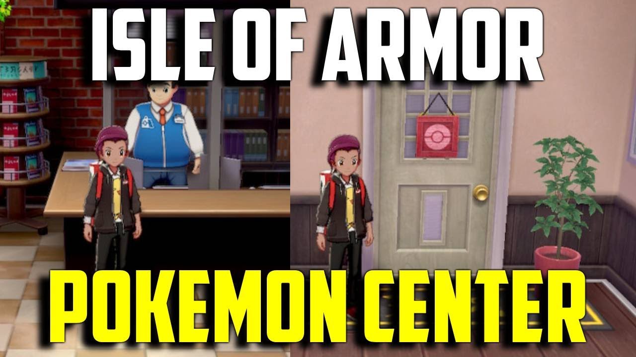 Isle of Armor Pokemon Center | Heal Pokemon Isle of Armor | Buy Pokeballs Isle of Armor | Kubfu