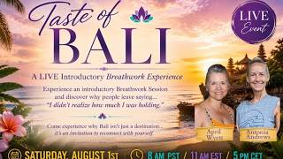 Taste of Bali~ Where Tensions Begin To Melt