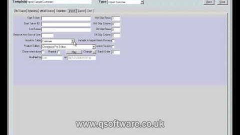 Importing customers into QuickBooks with QIntegrator Pro