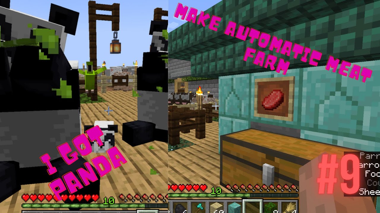 Make Automatic Meat Farm/Minecraft one Block/Kawal Gaming. YouTube