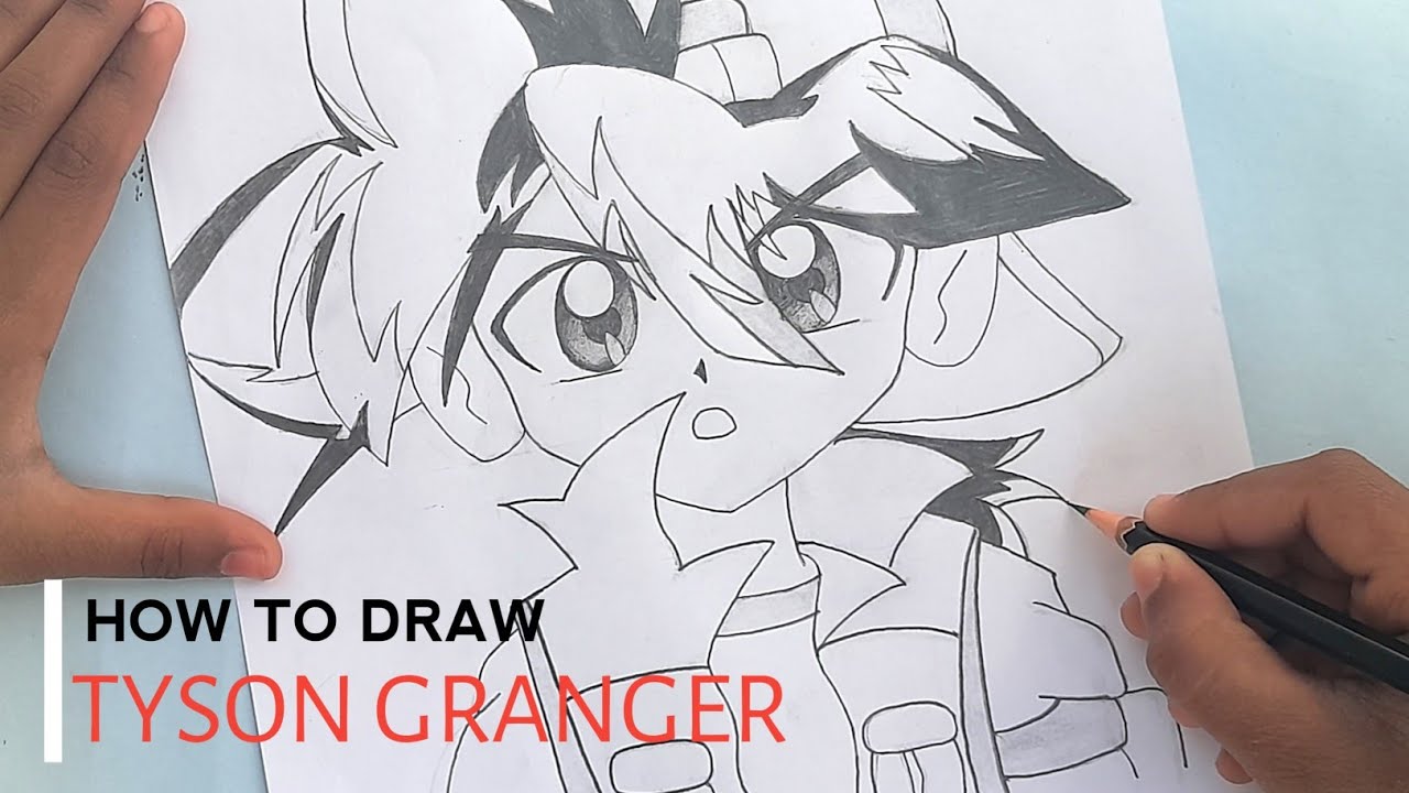 Rewatched the show a couple weeks back and got an urge to draw Tyson and  Dragoon, hope you guys like it :] : r/Beyblade