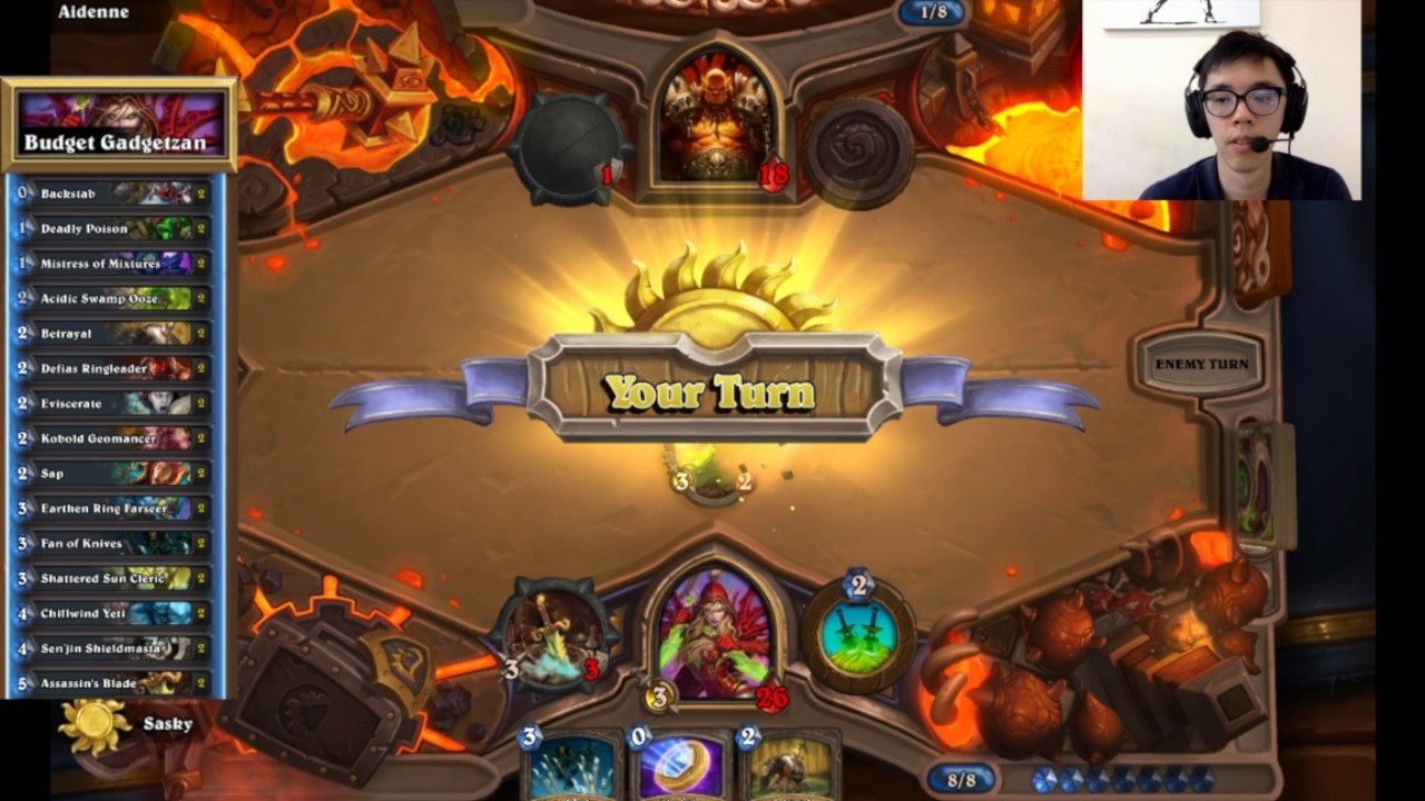 Hearthstone Budget Rogue Deck (MSOG) YouTube