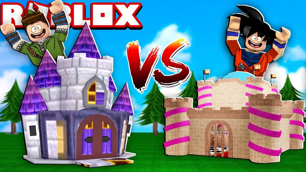 CASTELO DO ROBIN HOOD VS CASTELO DO HEYDAVI NO ROBLOX!! (Castle Tycoon) 