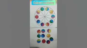 Color Activity : Visual Perception #visualperception #colors  #shorts