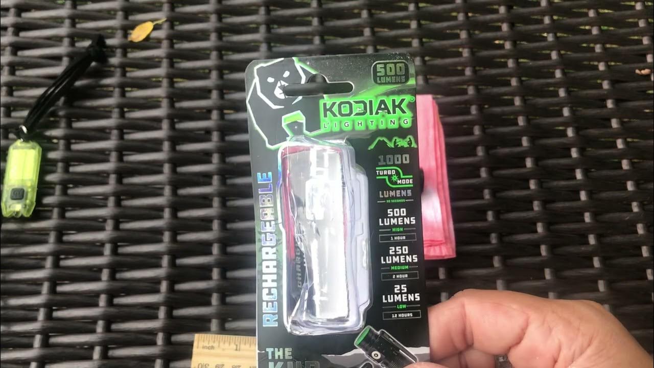 EDC Flashlight review Kodiak Kub YouTube