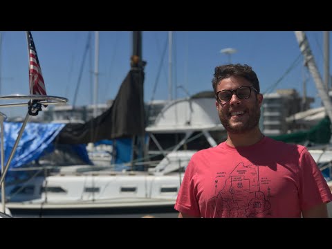 Así es VIVIR EN UN VELERO en Los Ángeles | EE.UU