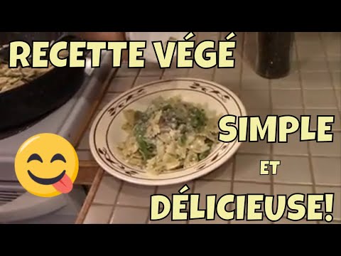 recette-vÉgÉtarienne,-nouilles-asperges-et-champignons-en-sauce,-un-dÉlice-:)