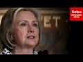 Hillary Clinton's Own Quotes Read By GOP Lawmaker In Push To Charge Her With Contempt Of Congress