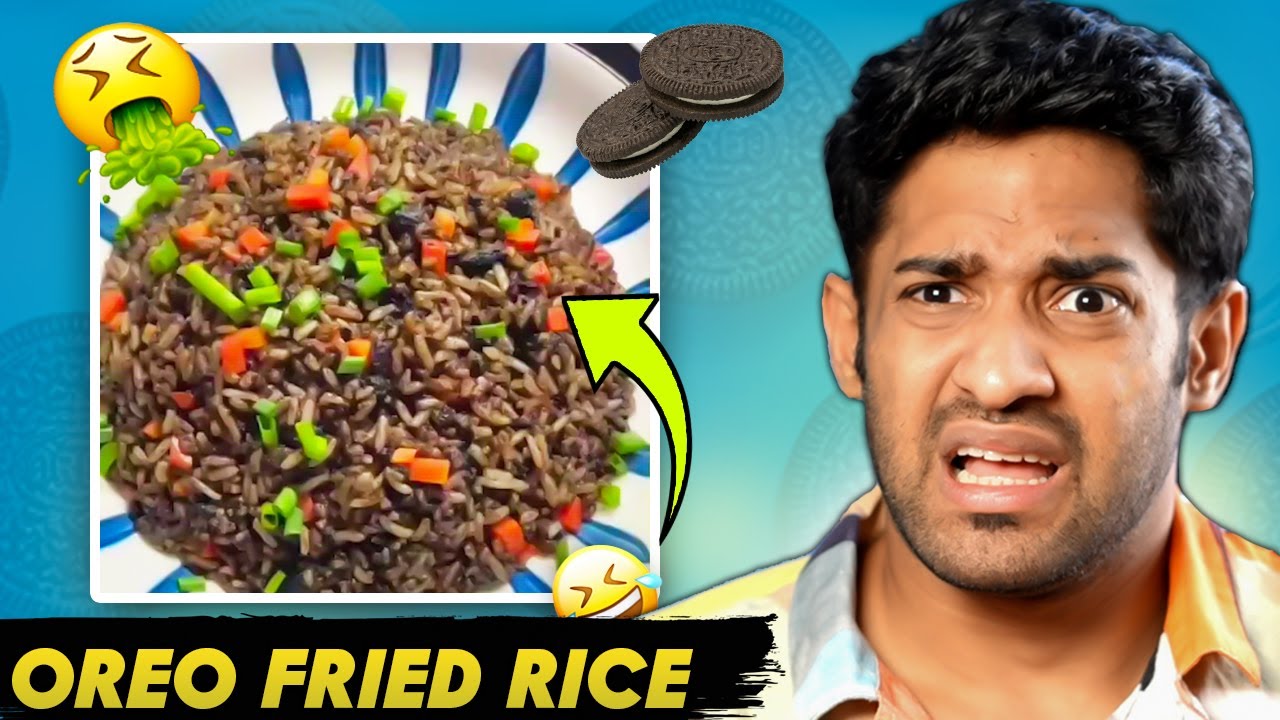 Funniest Street Foods of India FT (OREO FRIED RICE) 🤮 #20 - YouTube