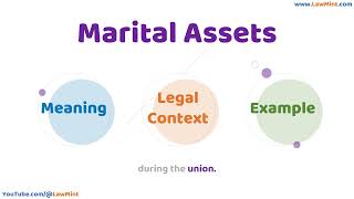 Marital Assets Meaning Legal Context & Example Legal Terms Simplified @LawMint