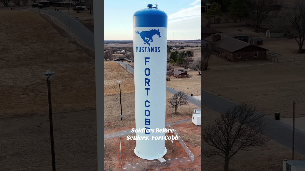 Привет, юго-западная Оклахома! Давайте исследуем городок Форт-Кобб!