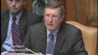 Conrad's Opening Remarks: Hearing on Economic Outlook