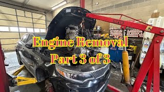 Step by Step Removal of a Kia Optima, Sorento, Hyundai Sonata Engine Part 3 of 3