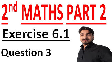 FSC math part 2, 2nd year math part 2, ICS math part 2, C # 6 Lec 2 Ex 6.1 Q # 3 Conic Section