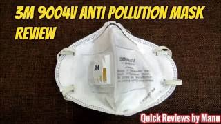 3M 9004V N90 anti pollution mask review