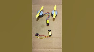 Running Two DC Fan Motor With One Dynamo Motor #dcmotor #tech #project #shorts