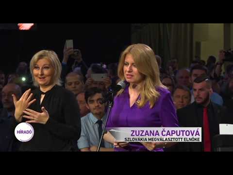 Zuzana  Čaputová nyerte a szlovák elnökválasztást