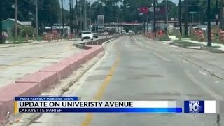 Lafayette Mayor-President Monique B. Boulet provides an update on the Unveristy Avenue Project