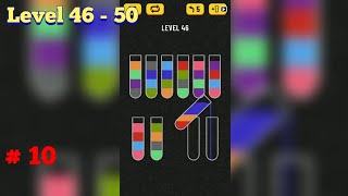 Water sort puzzle Level 46 - 50 Gameplay