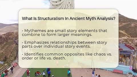 What Is Structuralism In Ancient Myth Analysis? - Exploring Ancient Myths