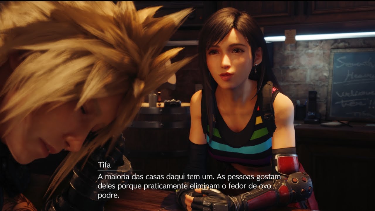 Final Fantasy VII: Remake Intergrade Mod Tifa Terno Listrado Outfit 4K