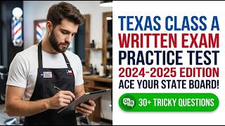 Pass the 2026 Texas Class A Barber Written Exam with this Essential Practice Test Guide