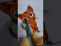 Cute Cat Drawing | Simple Cat Sketch For Beginners | Biral Er Chobi Akun #shorts #ytshorts @PMLart