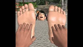 Xiaoyu's Feet Tickled Buried at the Beach