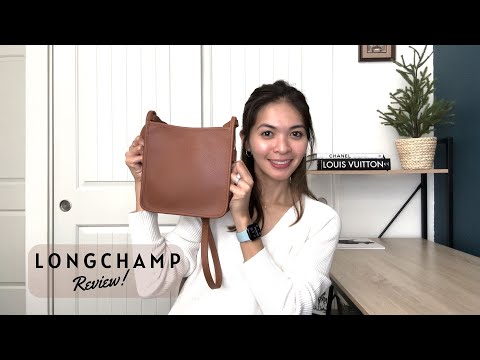 Longchamp, Bags, Longchamp Le Pliage Brown Hobo Crossbody Messenger Bag  Purse Tote