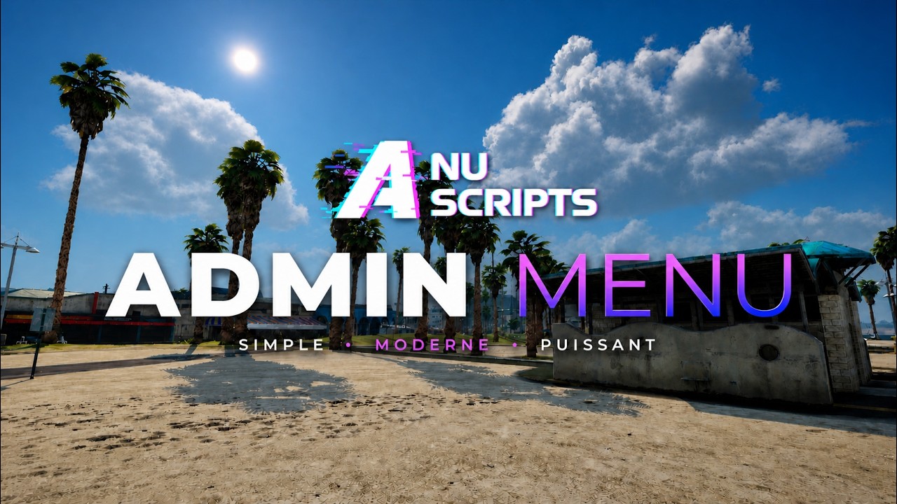 FiveM Admin Menu - Anu Admin - YouTube