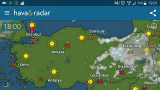 Türkiye genelinde 3 günlük hava durumu wetteronline.de