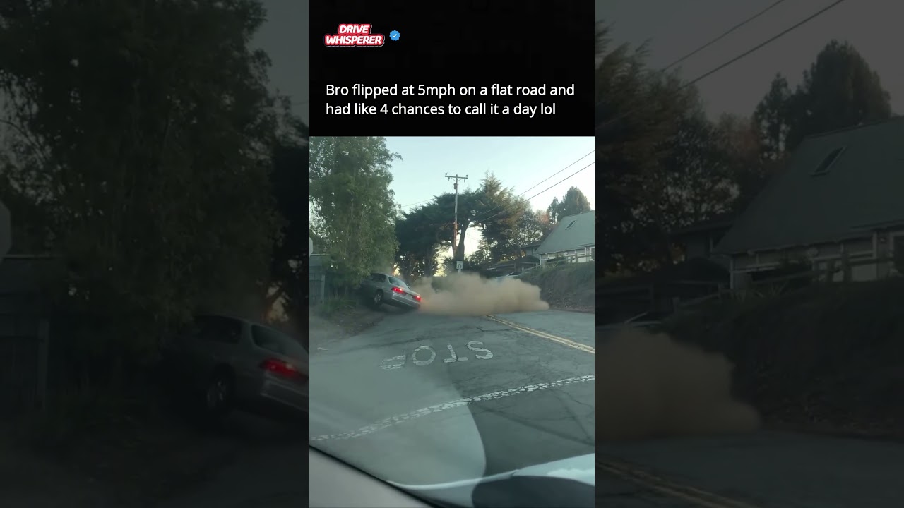 He made the car look drunk