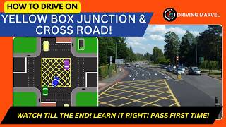 How to drive on Yellow Box junctions and Cross road Junctions. #driving #junction #crossroads